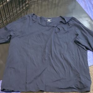 Lane bryant Navy Blue Long Sleeve Top